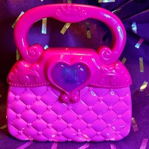 Little Girls play pocket book